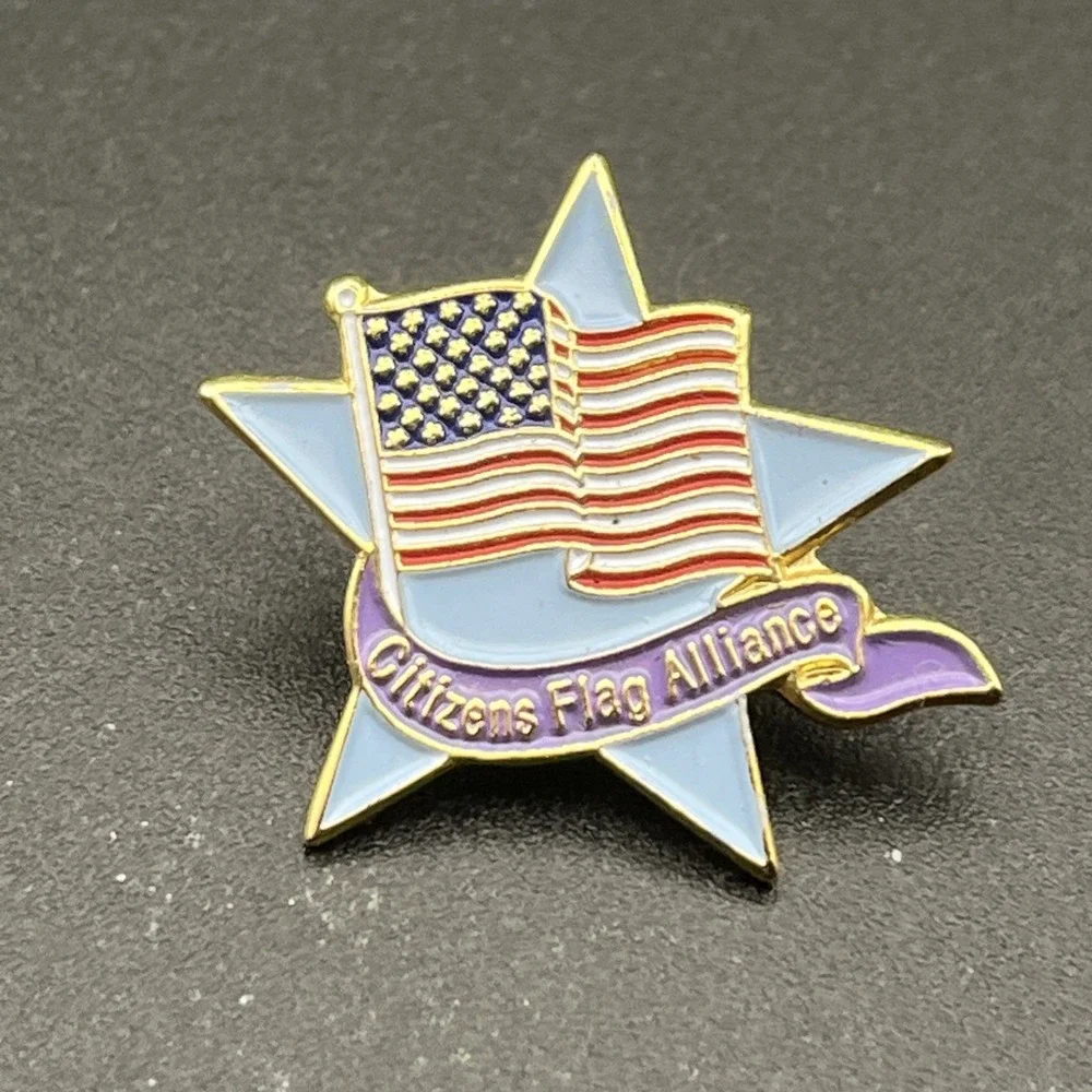 Citizens Flag Alliance‎ Lapel Hat Pin
